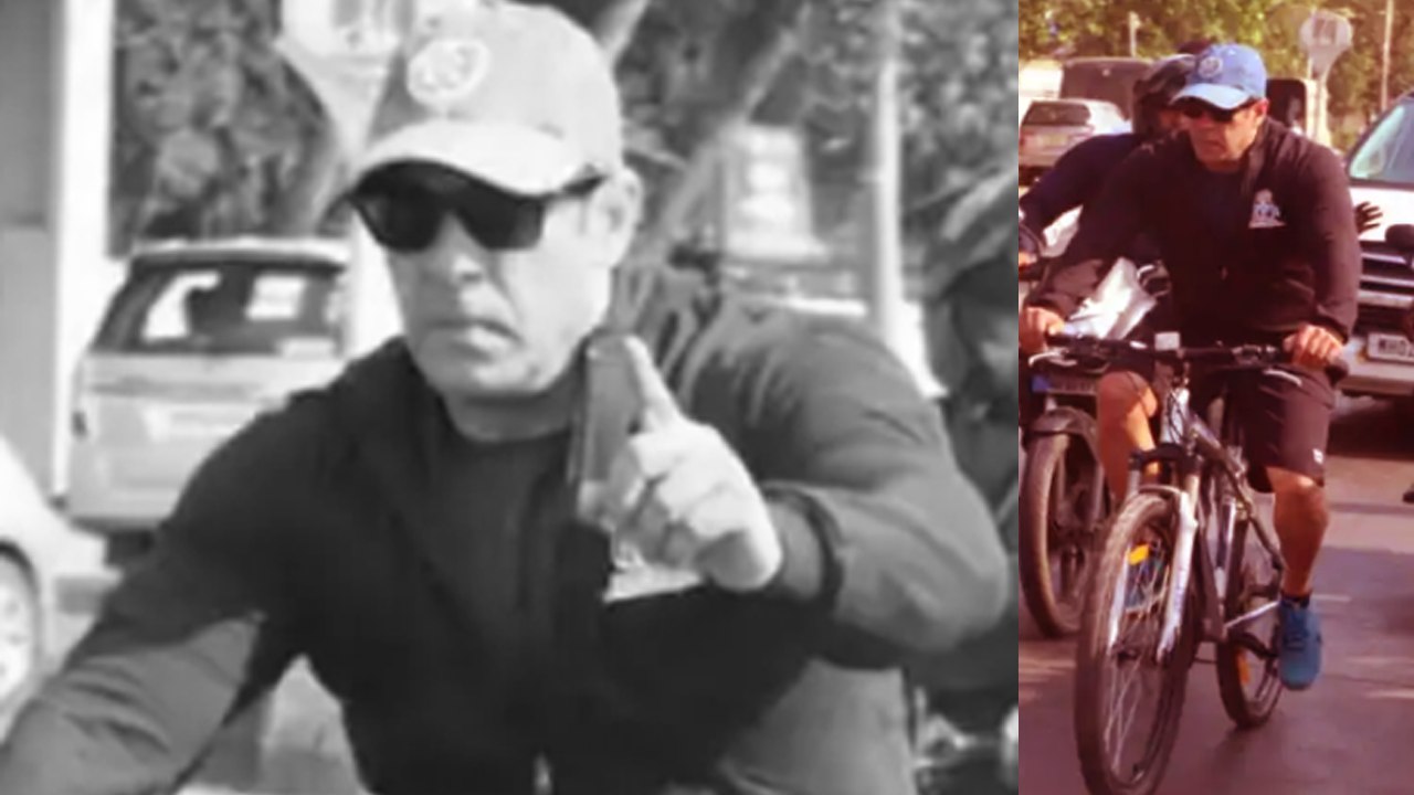 Bharat: Salman Khan enjoys cycle ride at Mumbai streets; Check out here | FilmiBeat