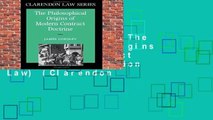 About For Books  The Philosophical Origins of Modern Contract Doctrine (Clarendon Law) (Clarendon