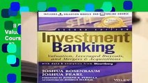 Full E-book  Investment Banking: Valuation Models   Online Course  Best Sellers Rank : #3