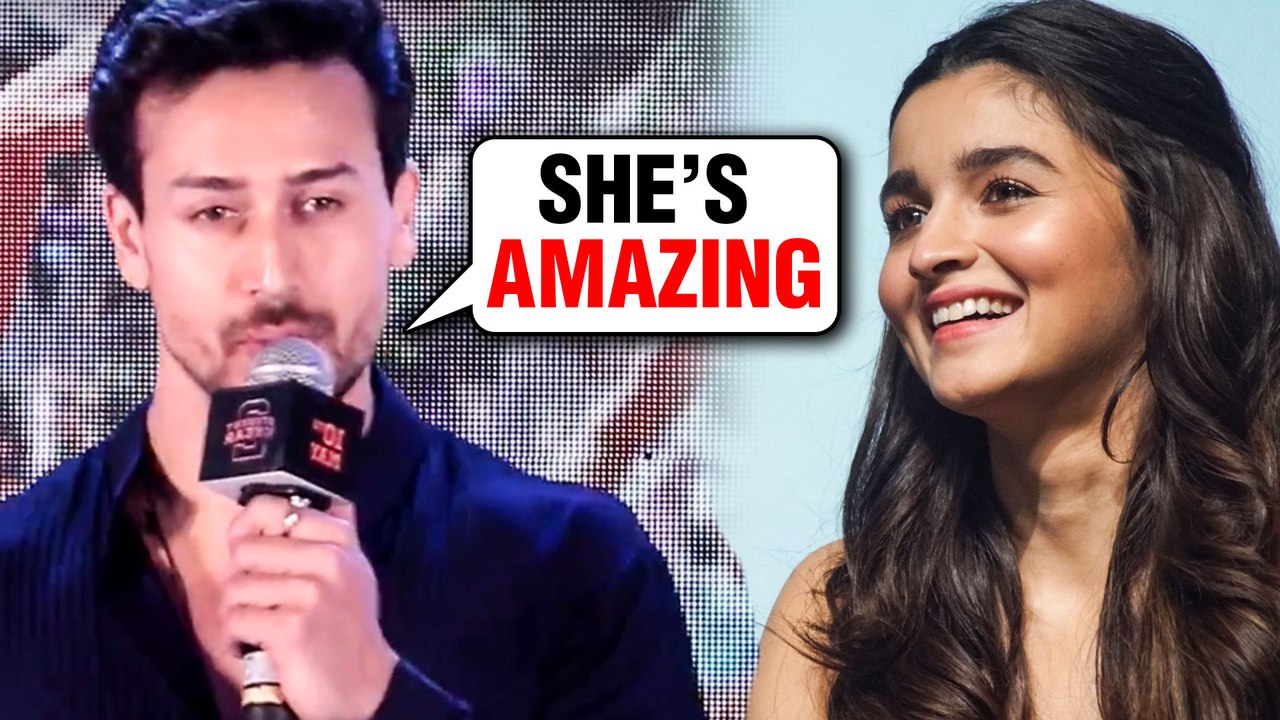 Tiger Shroff REACTS On Working With Alia Bhatt | SOTY 2