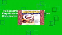 Homeopathic Remedies: A Quick and Easy Guide to Common Disoders and Their Homeopathic