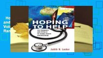 Hoping to Help: The Promises and Pitfalls of Global Health Volunteering  Best Sellers Rank : #1