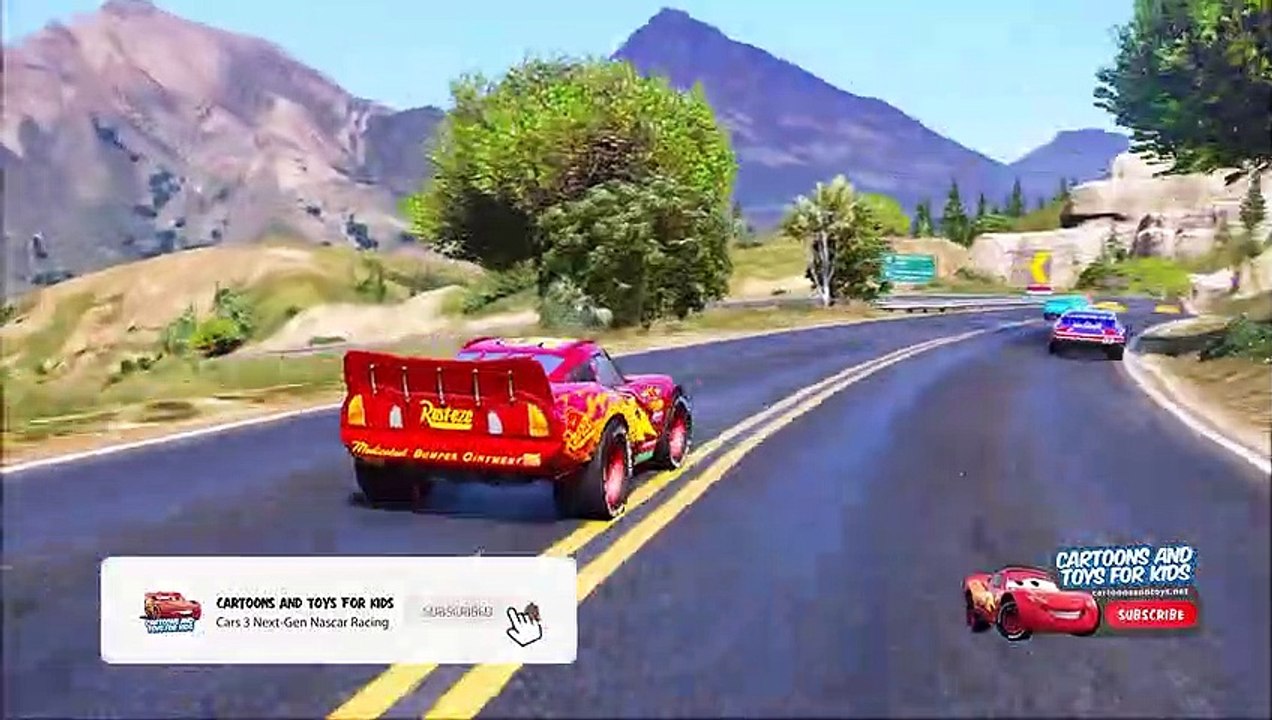 CARS 3 STOCK CARS NEXT GEN STREET RACE CHALLENGE (Lightning Mcqueen)