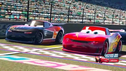 Cars 3 Tim Treadless Nascar Racing Cars 3 Next #Gen Lightning Mcqueen Cruz Ramirez Jackson Storm