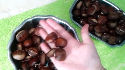 طريقة تحضير البلوط : الكستناء /  Comment cuire des châtaignes : baloute