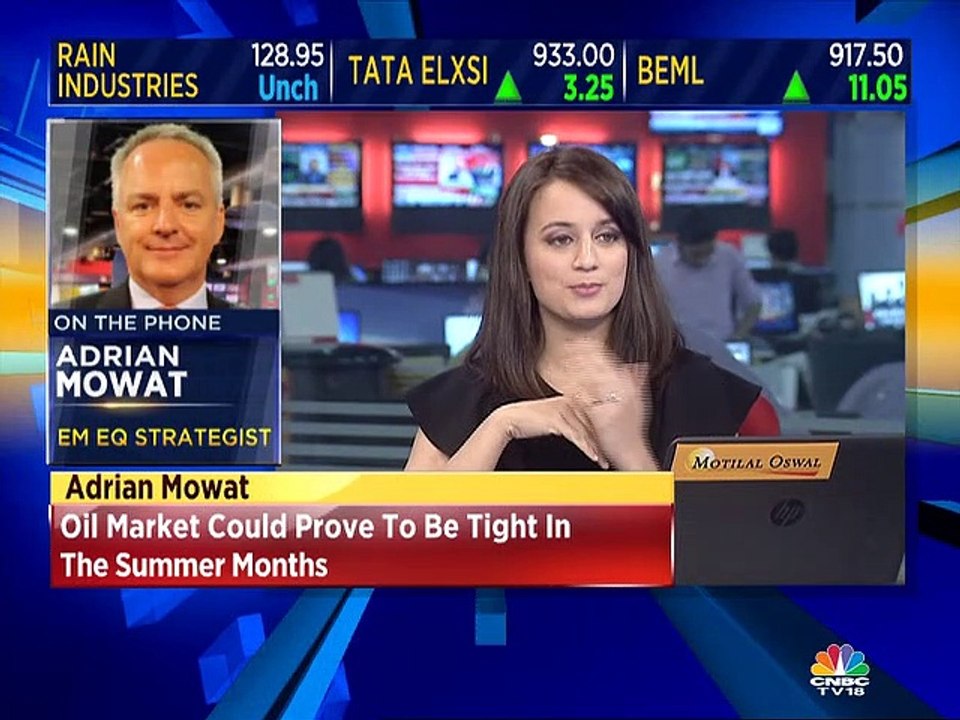 Emerging Market Equity Strategist Adrian Mowat on outlook for equities