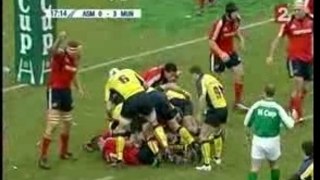 Clermont - Munster 5-3 Essai Mignoni