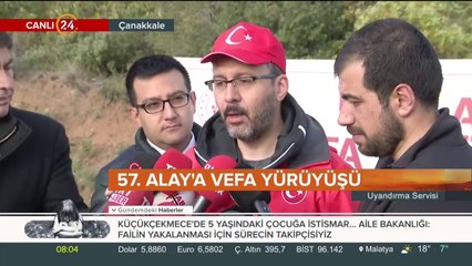 57. Alay'a vefa yürüyüşü
