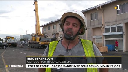 Importants travaux de manutention au port de pêche de Papeete