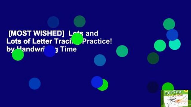 [MOST WISHED] Lots and Lots of Letter Tracing Practice! by Handwriting Time