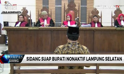 Kamis (25/4), Bupati Nonaktif Lampung Selatan Siap Terima Vonis