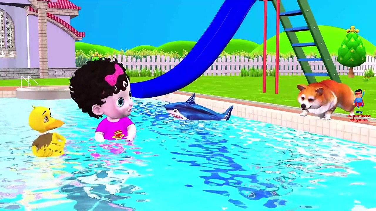 Swimming Song Funny Babies Go To Swim In Swimming Pool Nursery