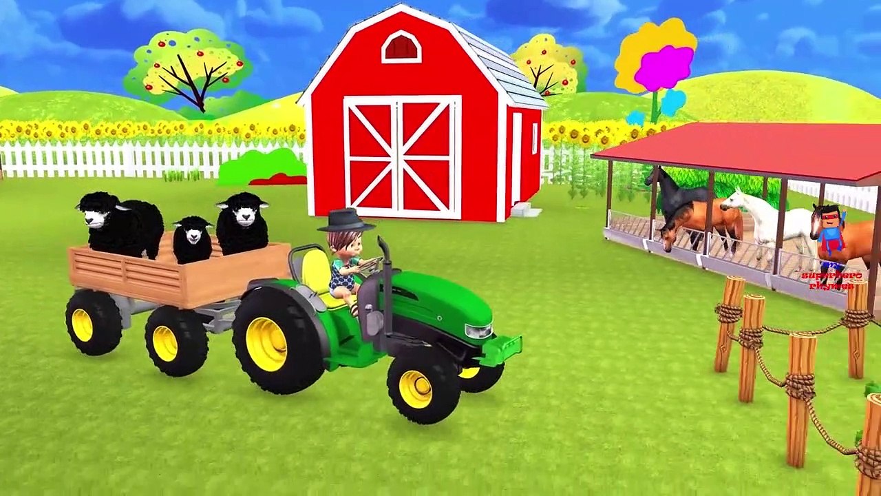 Old MacDonald Had A Farm Nursery Rhymes - Farm Animals Feeding Video ...