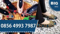 085649937987, Sepatu Flat Wanita Cantik, Sepatu Datar, Kasut Bordir.