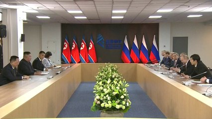 [현장영상] 북러 확대 정상회담 모두 발언 / YTN