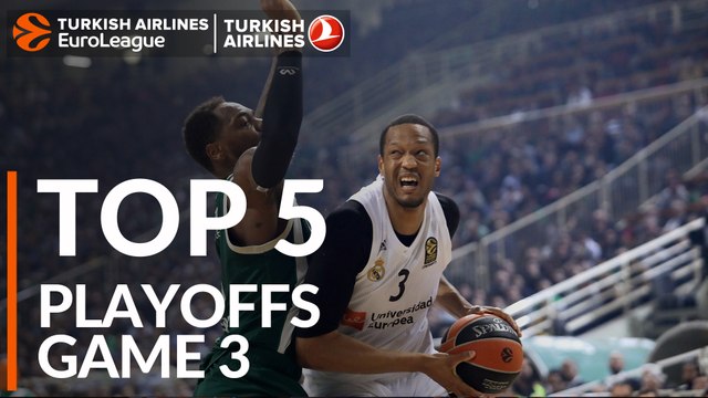 Top 5 Plays - Turkish Airlines EuroLeague Playoffs Game 3