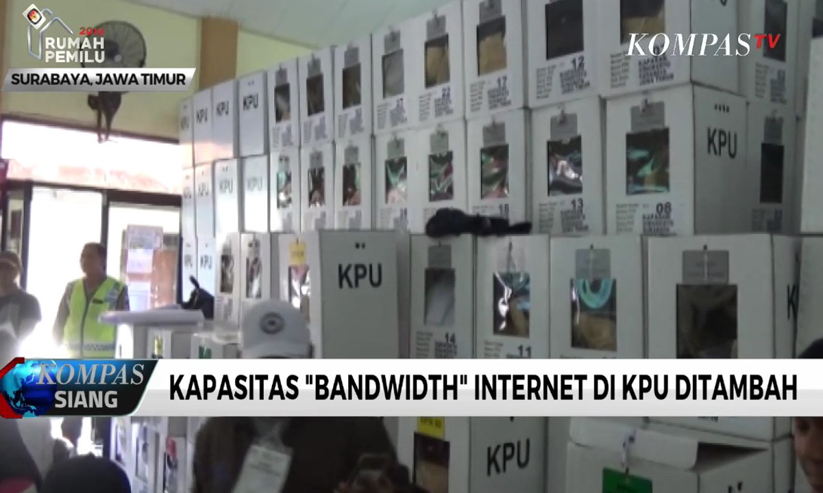 Kapasitas “Bandwidth” Internet di KPU Jatim Ditambah