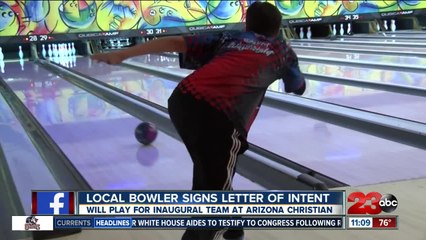 Local bowler signs letter of intent