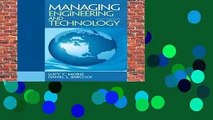 Managing Engineering and Technology  Best Sellers Rank : #1