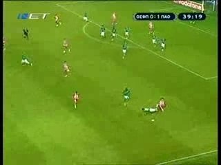 Lua Lua hits the post Olympiakos-Panathinaikos