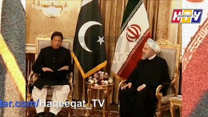 Ali Jafari Left During The Visit of Imran Khan in Iran