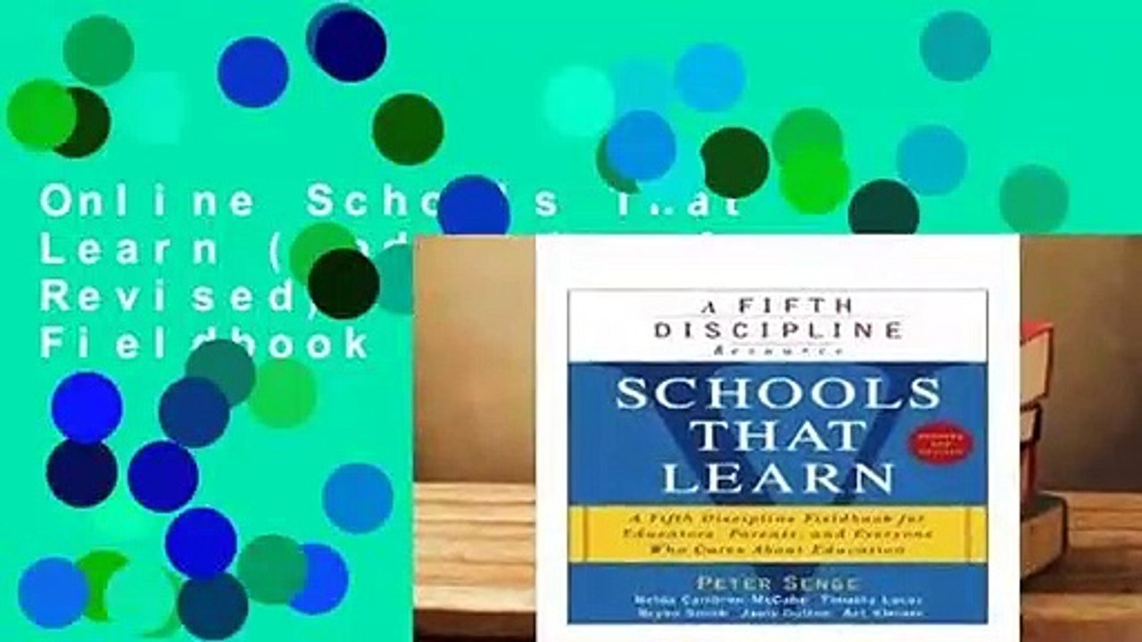 Online Schools That Learn (Updated and Revised): A Fifth Discipline Fieldbook for Educators,