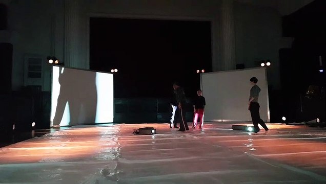 Mancieulles : une des dernières répétitions de la compagnie d'Osmosis Cie