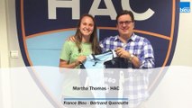 Martha Thomas, attaquante du Havre AC - France Bleu Normandie