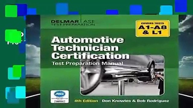 Automotive Technician Certification Test Preparation Manual