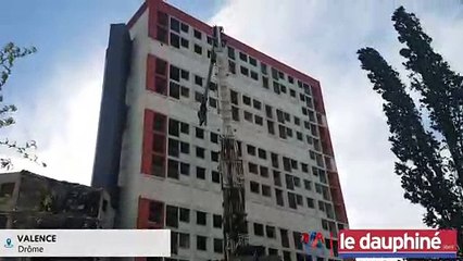 VALENCE La démolition de la tour Plein ciel a débuté