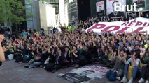 Des militants bloquent la Défense pour dénoncer l'inaction climatique