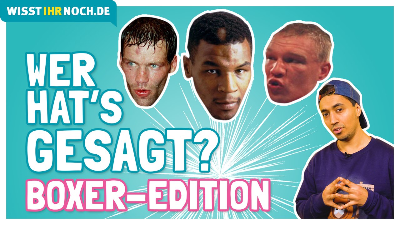 Henry maske, mike tyson, axel schulz? salim (rebellcomedy) im 90er-boxer-quiz