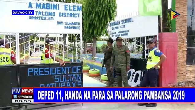 DepEd 11, handa na para sa Palarong Pambansa 2019