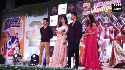 Tara Sutaria BLUSHES When Asked About DATING Tiger Shroff At Mumbai Dilli Di Kudiyaan Song Launch