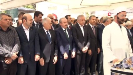 TBMM Başkanı Şentop'un hayatını kaybeden teyzesi için cenaze töreni düzenlendi