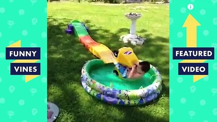 TRY NOT TO LAUGH or GRIN - Best KIDS WATER FAILS Compilation _ Funny Vines 2018