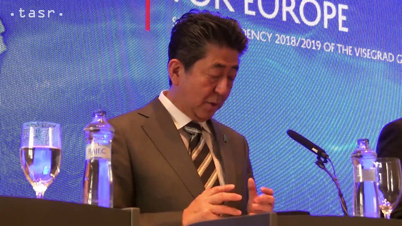 V4+Japonsko: Premiér Japonska Šinzó Abe - 