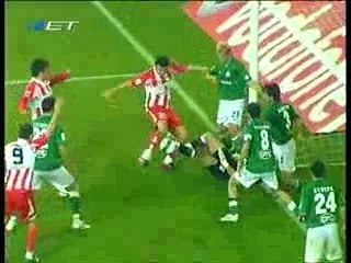 Olympiakos-Panathinaikos Oly equalizer 1-1