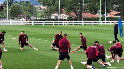 Entrenamiento de Recuperación del Athletic tras Vencer en Leganés