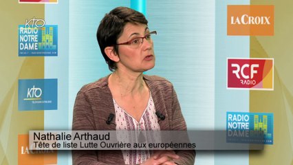 Nathalie Arthaud : les travailleurs doivent travailler moins et gagner plus"