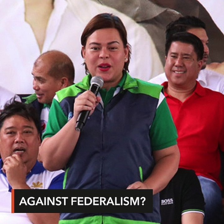 Sara Duterte opposes federalism