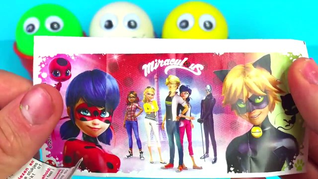 Play Doh Ice Cream Cups PJ Masks Cars Ladybug Surprise Toys LOL Yowie Kinder Surprise Eggs