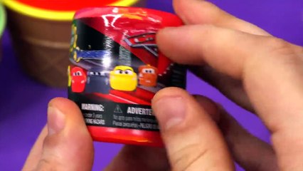 Play Doh Ice Cream Cups Pj masks Chupa Chups Surprise Toys Cars Kinder Surprise Eggs