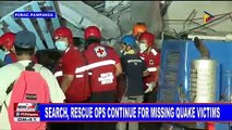 Search, rescue ops continue for missing quake victims