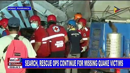 Search, rescue ops continue for missing quake victims