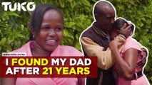 Kenyan Lady Reunited With Her Dad After 21Years