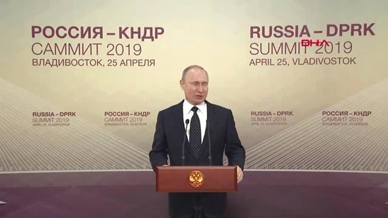 Dha Dış - Putin Kim Jong Un Görüşmesi Sonrası Konuştu