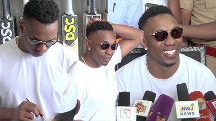 IPL 2019 Bravo in Chennai | சென்னை சேப்பாக்கத்தில் ரசிகர்களுடன் பிராவோவை