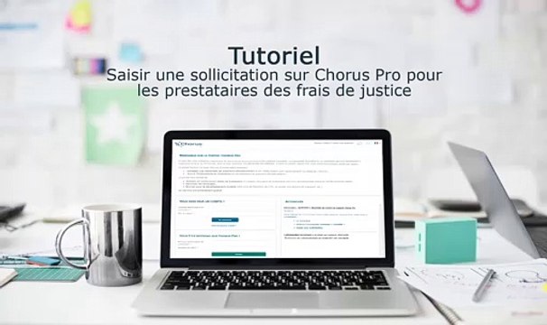 Chorus pro - Saisir une sollicitation pour les prestataires de frais de justice
