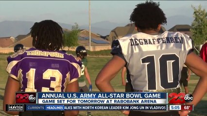 U.S. Army All Star Game Tomorrow Night